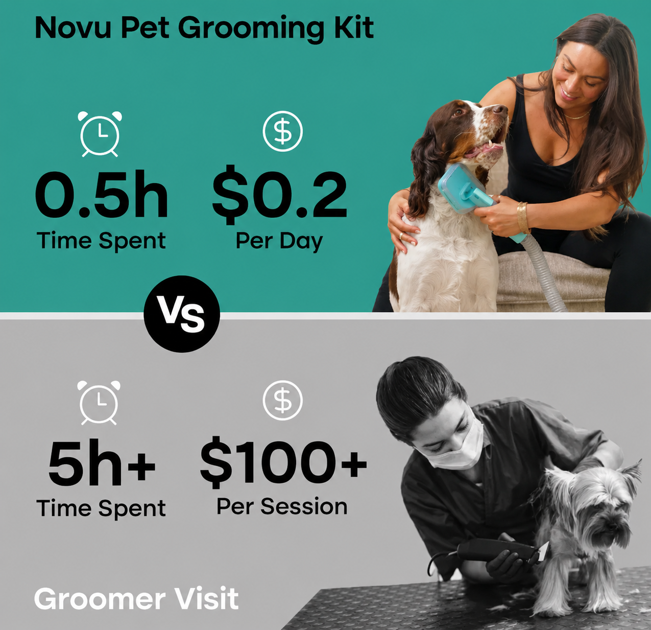 Silent Pet Grooming Kit