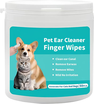 Pet Ear Cleaner Finger Wipes