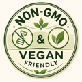 Non-GMO & Vegan Friendly